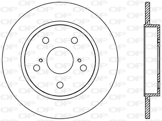 OPEN PARTS Тормозной диск BDA2378.10